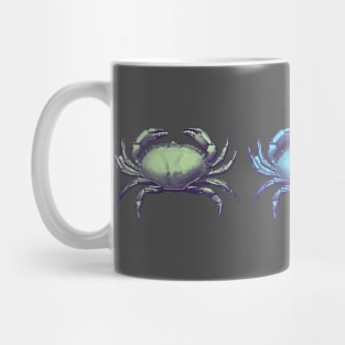 Fun Vintage Illustration Crabs Shirt Mug